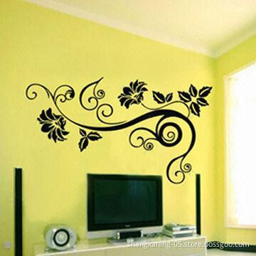 Removable Eco-friendly Wall Sticker/Decal with UV and CMYK Print